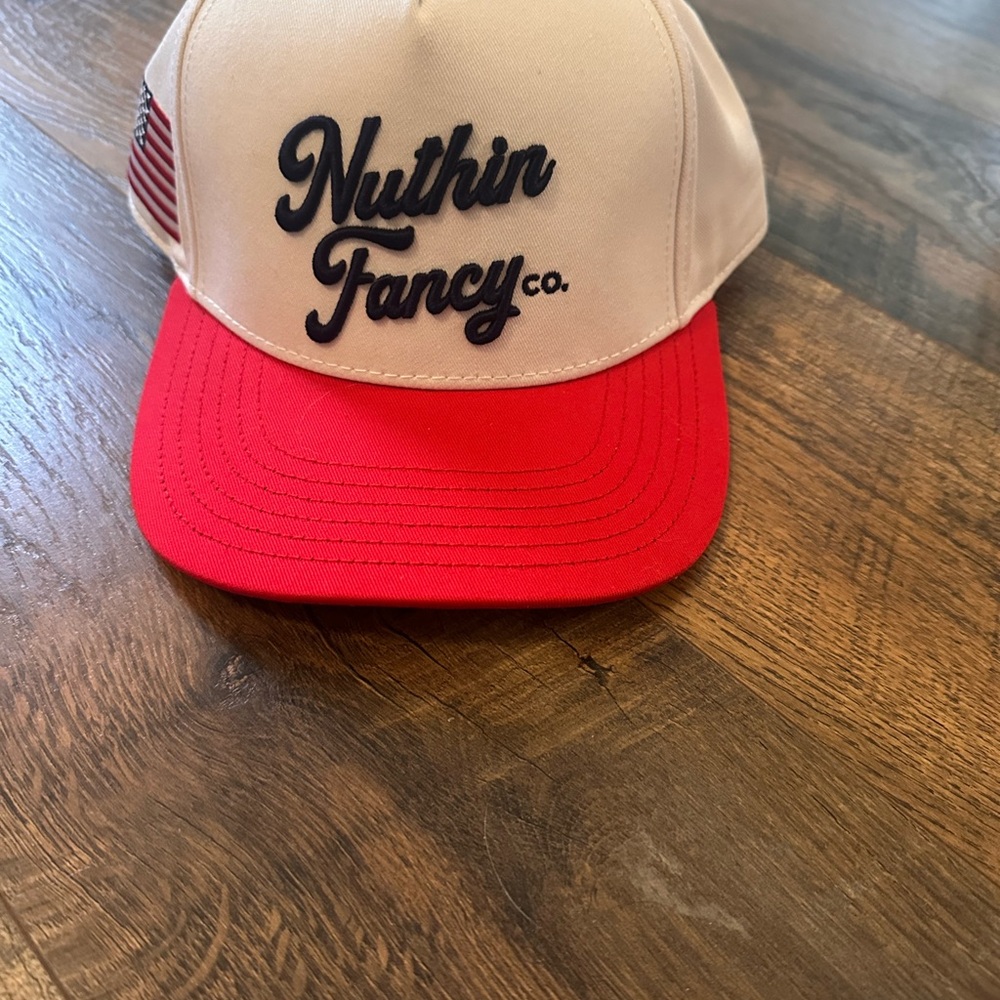 Red and Cream Men's Hat